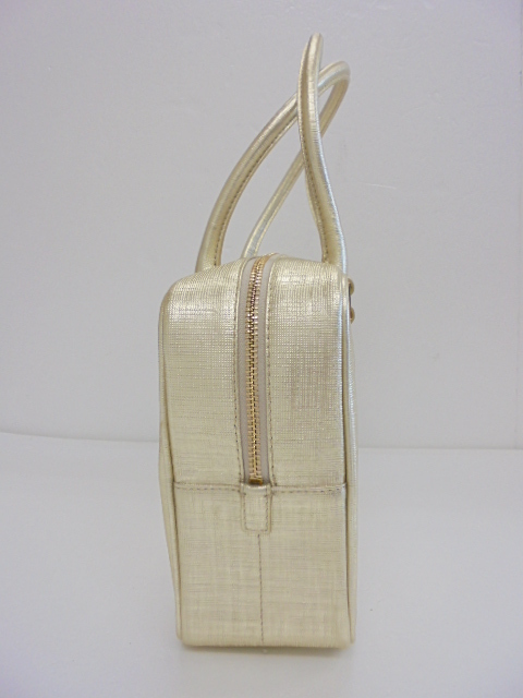 【KCM】cie-1103a-GD★未使用?保管品★【CIELO E MARE】ハンドバッグ ショルダーバッグ　ゴールド　約28×19×9cm　日本制