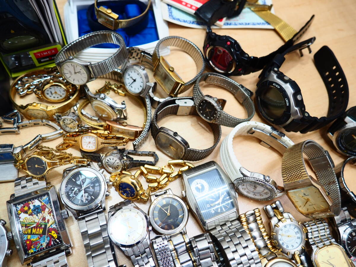 ★腕時計・置時計 まとめ/SEIKO・RADO・folli follie・Roventa Henex・Dunhill・VALENTINO・WEDGWOOD・CITIZEN 他/計21個/ジャンク品扱い★ おまとめ ジャンク時計 約200点 約9.5kg メンズ レディース おまとめ