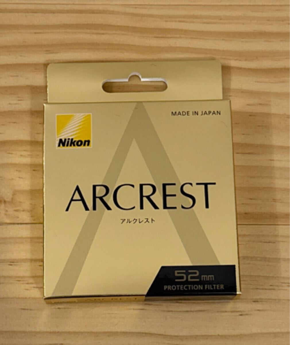 新品 Nikon ARCREST ニコン アルクレスト 52mm AR-PF52 レンズ保護(hù)フィルター　