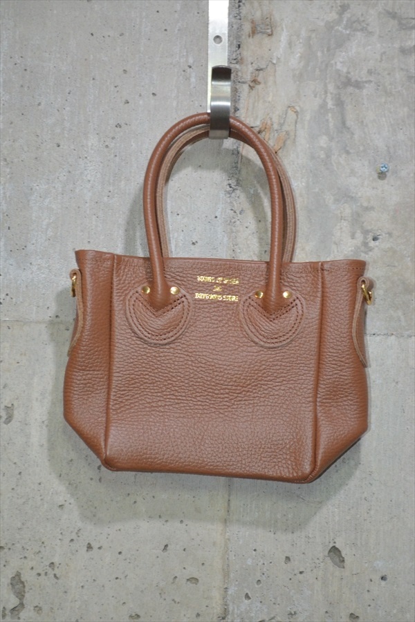 ヤングアンドオルセン YOUNG&OLSEN The DRYGOODS STORE EMBOSSED LEATHER D TOTE XS トート バッグ 鞄 E0407_画像2