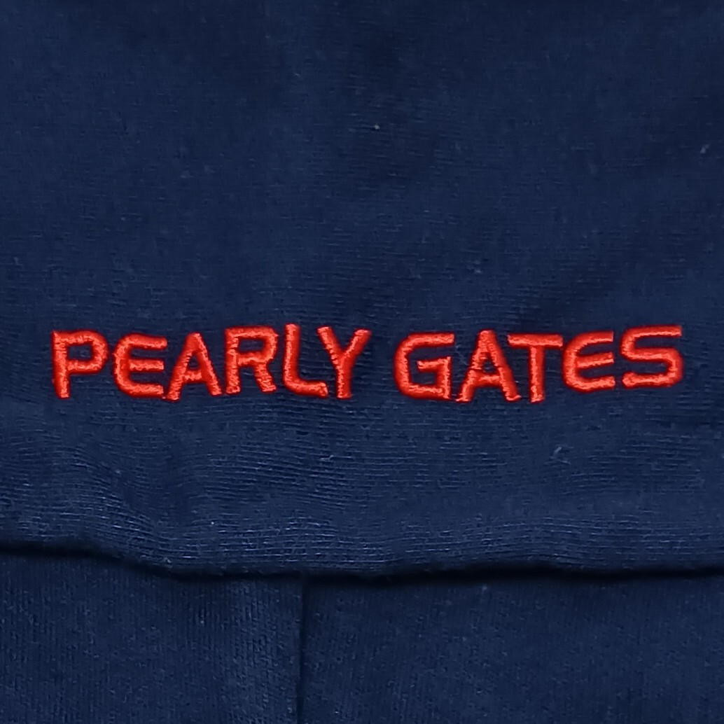 【PEARLY GATES】パーリーゲイツの刺繍ロゴ入りレディースパーカー