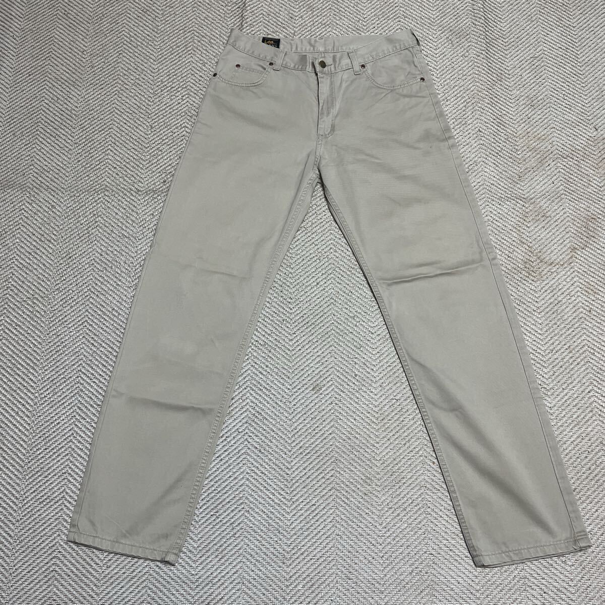【made in USA】a European import/80's Americanclothing/LEE WESTRNER/W34L32/sand/刻印04/