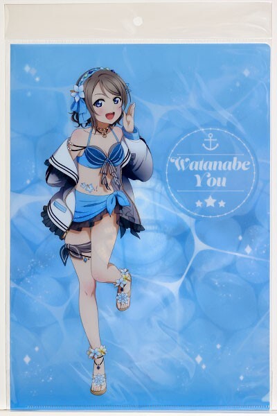 ラブライブ!サンシャイン!! Aqours 9周年 記念 展覧会【 クリアファイル 渡辺 曜 】9th Anniversary Grand Showcase ~永久memories~_画像1