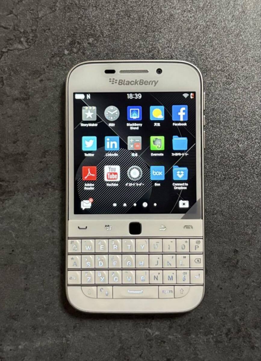 ブラックベリー クラシック BlackBerry Classic Q20 白 未使用品) Blackberry Q20 Classic 白ホワイト - ブラックベリー
