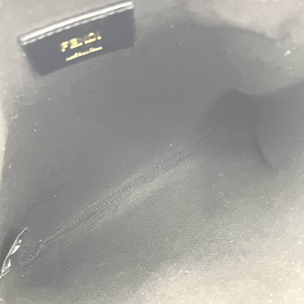 フェンディ FENDI ショルダーバッグ ポシェット 巾著バッグ レザー ピンク 7-2-864