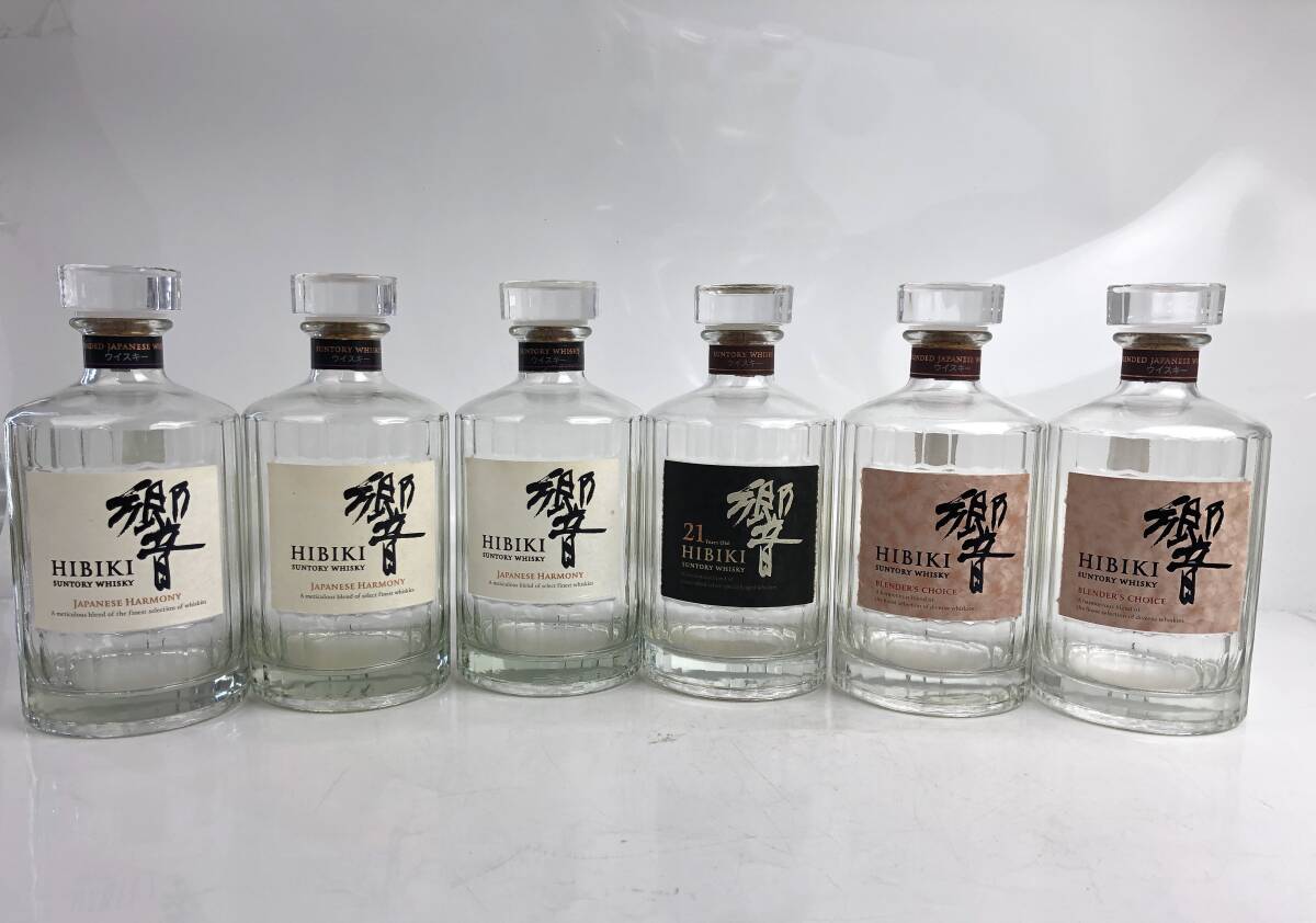 空瓶12本セット】サントリー 山崎18年1本+12年2本+NV1本/響21年1