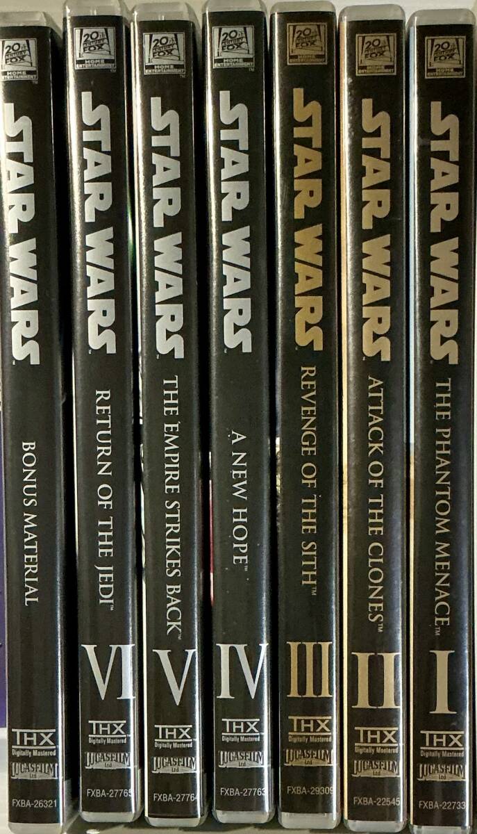 スターウォーズ DVD 7巻セット Ⅰ～Ⅵ+特典 トリロジー STAR