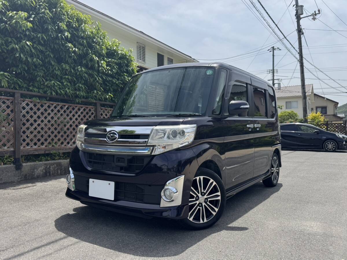 検9年5月 タントカスタムRS SAターボ車★フィリップダウンモニタ★純正8インチフルセグナビ★両側パワスラ★スマートアシスト★ETC