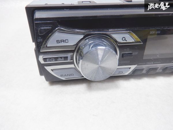 カロッツェリア Carrozzeria 純正 DEH-380 Pioneer パイオニア カーオーディオ CD 1DIN プレーヤー 即納 棚