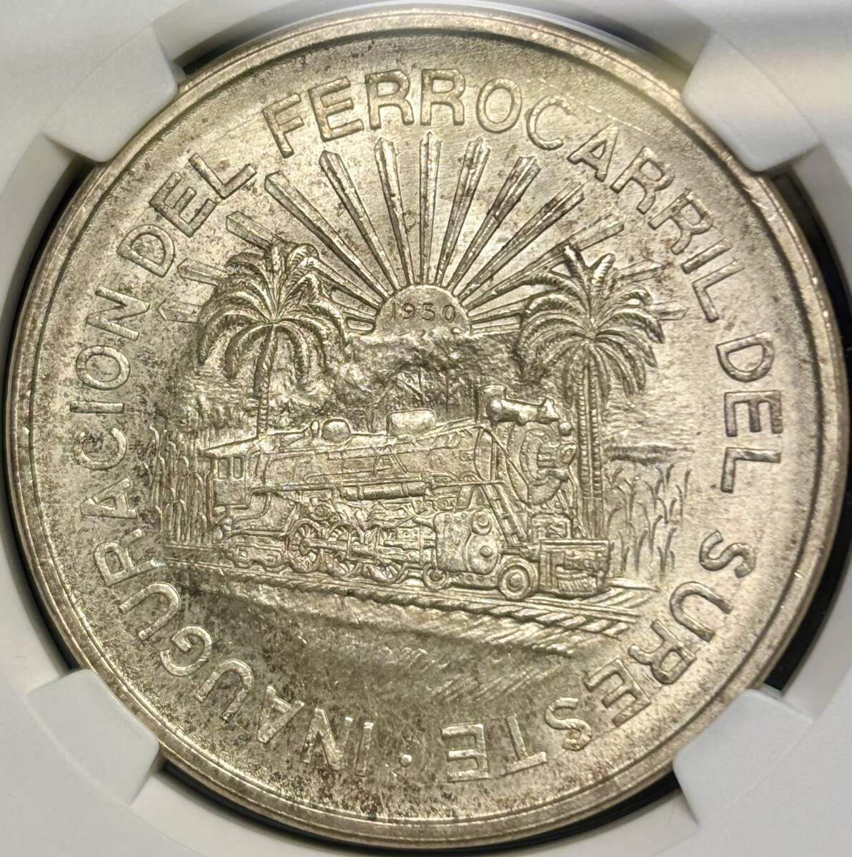 メキシコ大型銀貨】(NGC-MS66 1950年)(ヨーロッパ)｜売買された