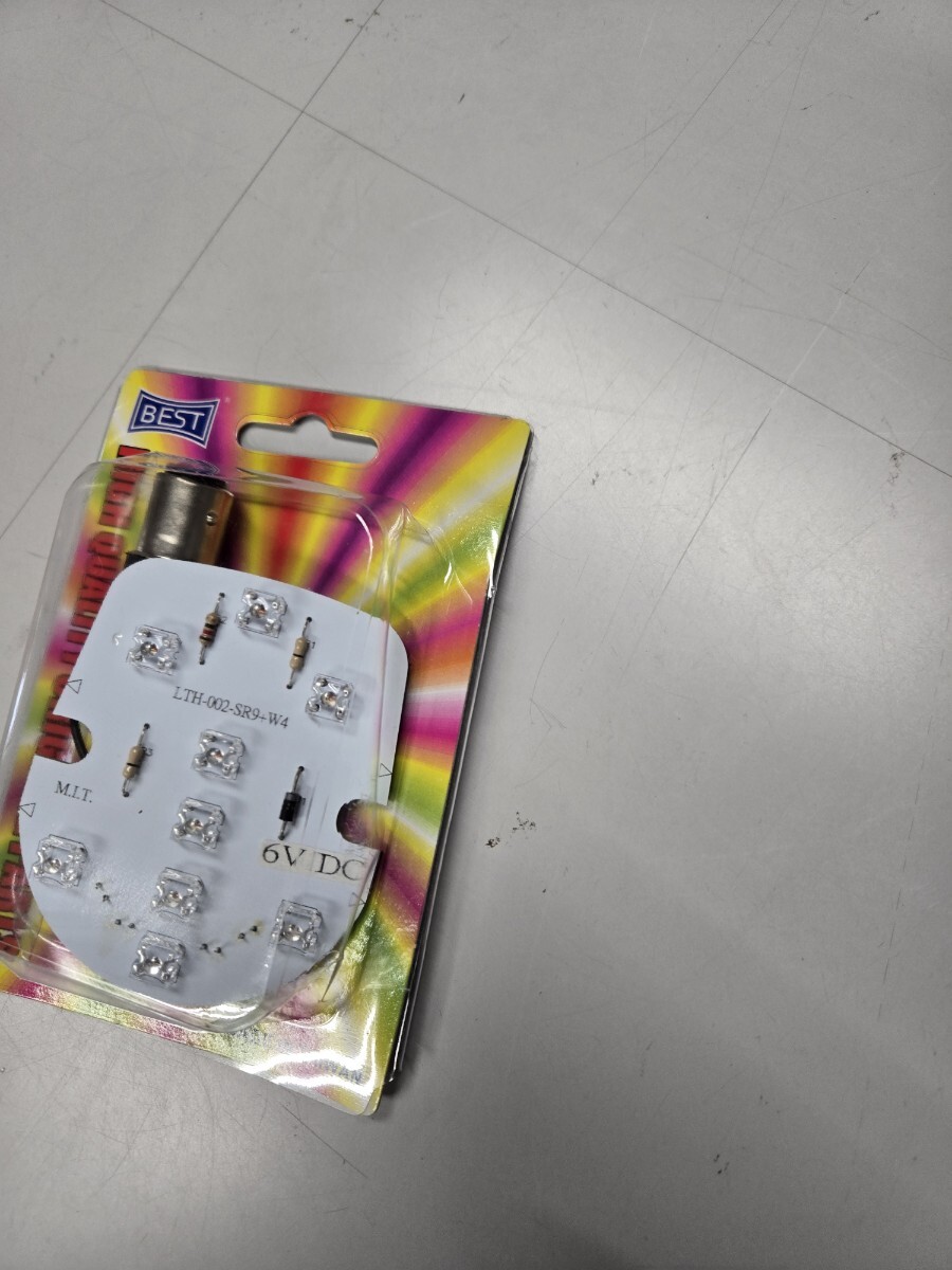 新品未使用　モンキー　ゴリラ　シャリー　ダックス　エイプ　カブ等　6ボルト　LED テールランプ　カスタム等にも