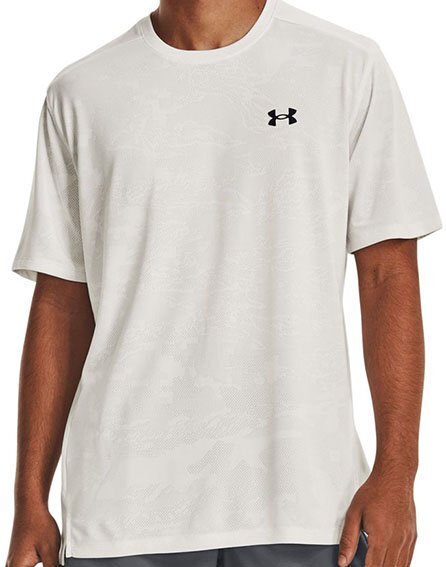 UNDER ARMOUR アンダーアーマー 1377052 UA TECH VENT JACQUARD SS メンズスポーツウェア 半袖機(jī)能Tシャツ ホワイト MD