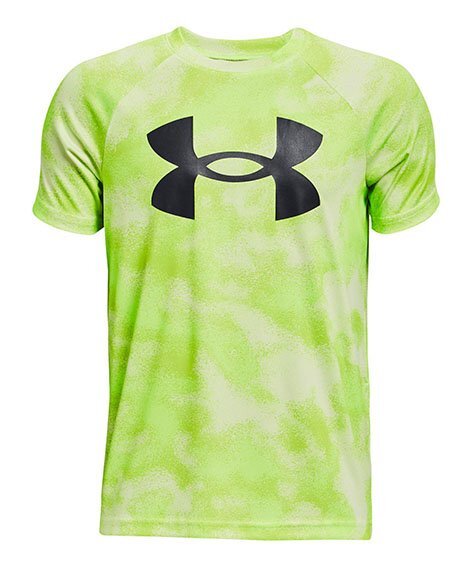 UNDER ARMOUR Under Armor 1363278 тренировка футболка UA Tec Short рукав футболка lime YLG