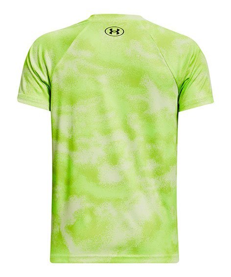 UNDER ARMOUR Under Armor 1363278 тренировка футболка UA Tec Short рукав футболка lime YLG