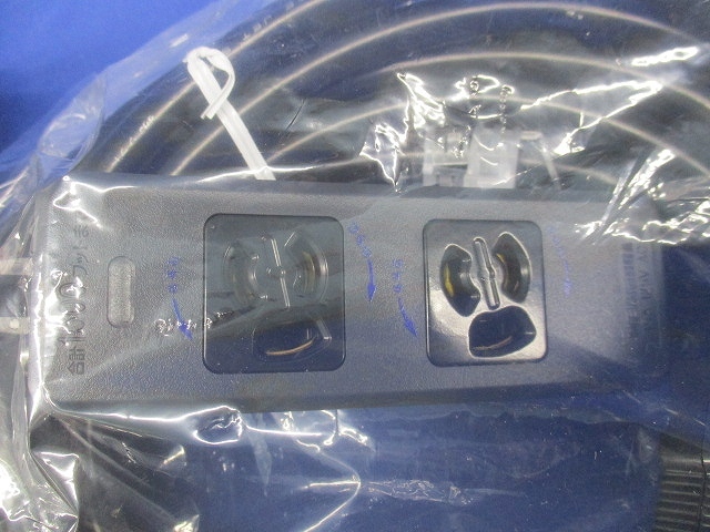 横形OA抜け止め接地タップ 2コ口 コード5m ハーネスプラグ付 黒 MR7902NT5BBB_画像7