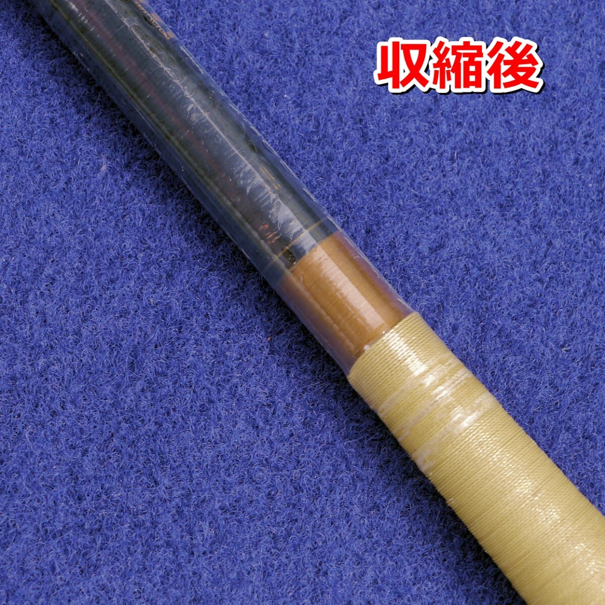 55②◆玉の柄?ロッドの傷防止／熱収縮チューブ（透明PVC）／保護?絶縁?結束／幅55mm長さ2?