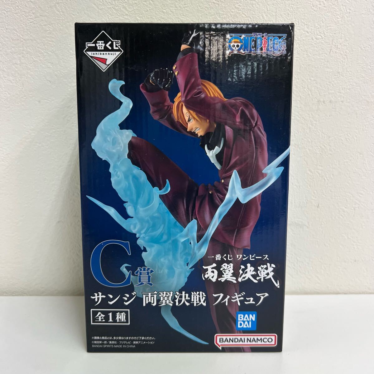 [0508-01] バンダイナムコ 一番くじ ワンピース サンジ 両翼決戦 フィギュア C賞 未開(kāi)封品