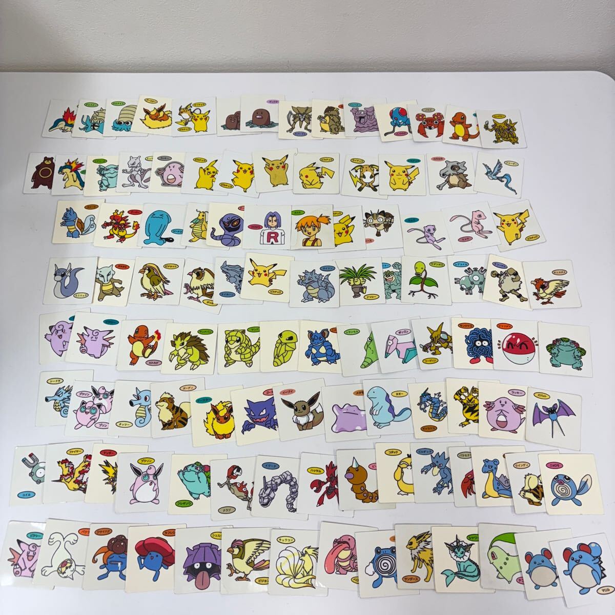[0508-01A] ポケモンデコキャラシール ポケモンパン シール ポケモン ステッカー まとめて 