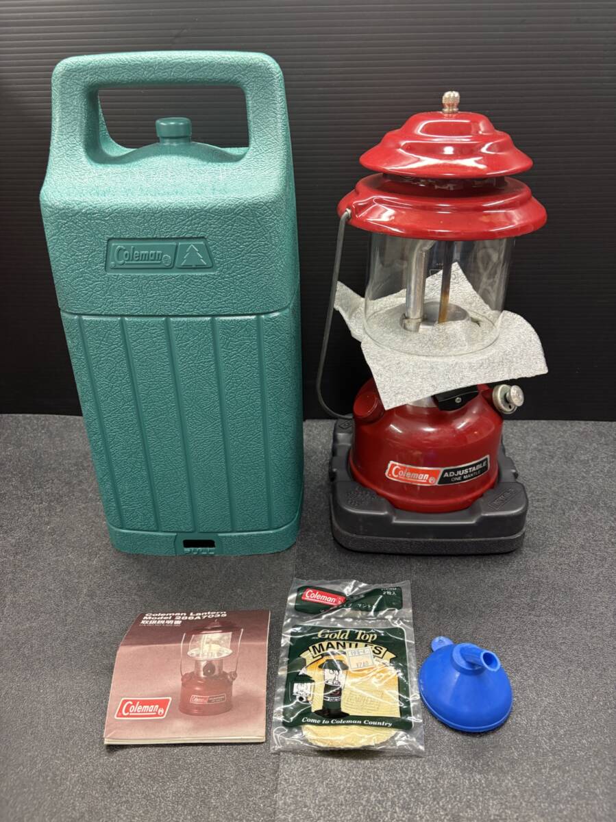 【希少 】COLEMAN コールマン　ランタン　286A7035 レッド 短い期間でのみ製造されたColeman(コールマン)の286Aのレッド