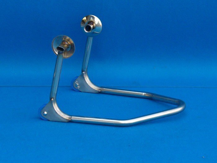 HRC NSF100 NSR50mini　リヤスタンドセット　カニフック（シルバー）12インチ用　BA00-046-01W　バトルファクトリー　NSR80 APE50 エイプ