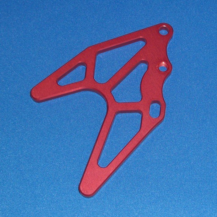 HRC　CBR600RR（PC40 后期）　　リヤスタンド用 カニプレート（レッド）BA00-0463R。バトルファクトリー　