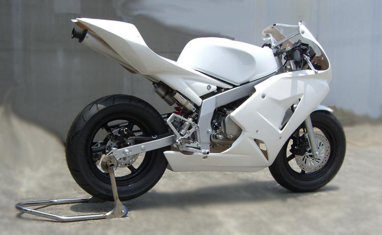 HRC NSF100 NSR50mini　　リヤスタンド カニフック用　カニプレート（シルバー）BA00-0463W　バトルファクトリー　　NSR80 APE50 エイプ_画像3