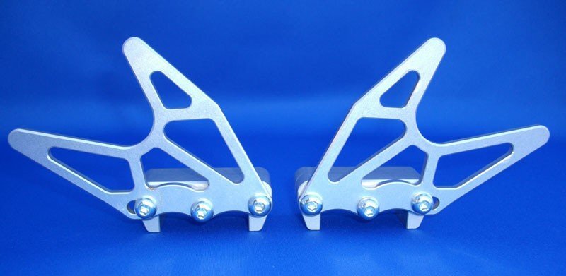HRC NSF100 NSR50mini　リヤスタンドセット　カニフック（シルバー）12インチ用　BA00-046-01W　バトルファクトリー　NSR80 APE50 エイプ