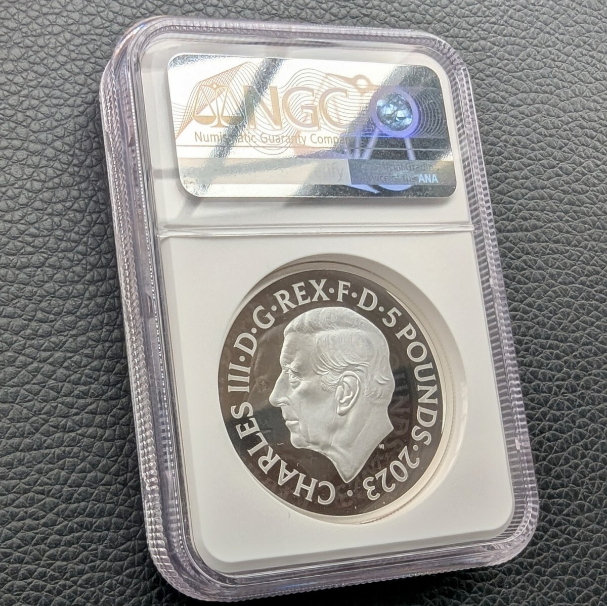 ☆1円スタート 最高鑑定 純銀2オンス 銀貨 2023年 イギリス 007