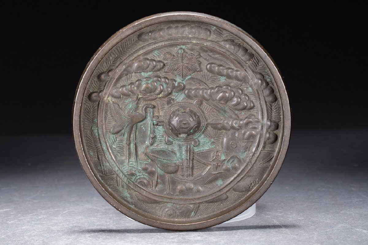 江戸時代中期邪気祓稀少珍品250年前頃古銅製打出細密造形美