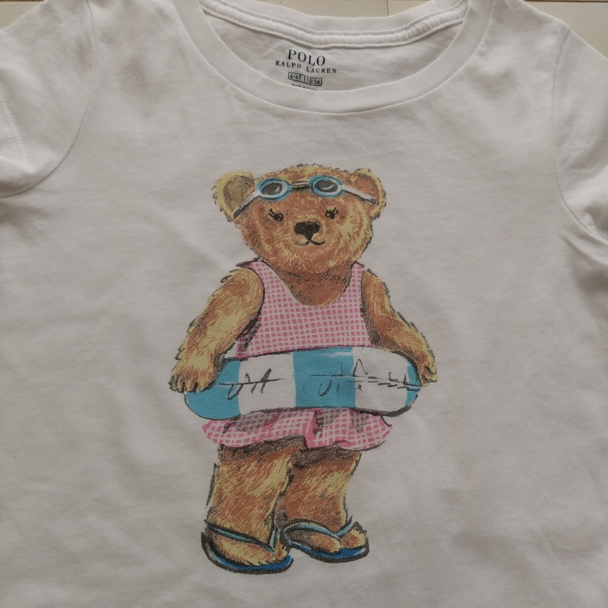 ポロラルフローレン キッズ 海水浴ポロベア 半袖Tシャツ 4/4T/110