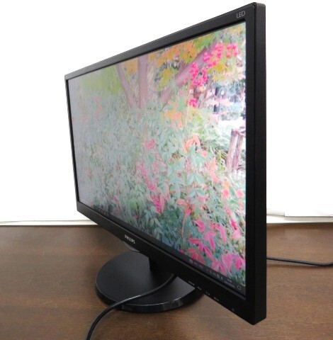 PCモニター◇PHILIPS【 243V5Q】23.8インチワイドディスプレイ/HDMI/1920x1080/W-LED システム/フルHD/HDCP/スピーカー(2-2)の画像4