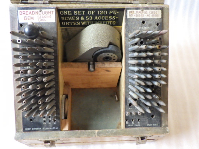 GEM　Staking Tools　DREADNOUGHT　タガネセット　ポンス臺(tái)　時(shí)計(jì)工具　欠品あり　ジャンク?。?50701