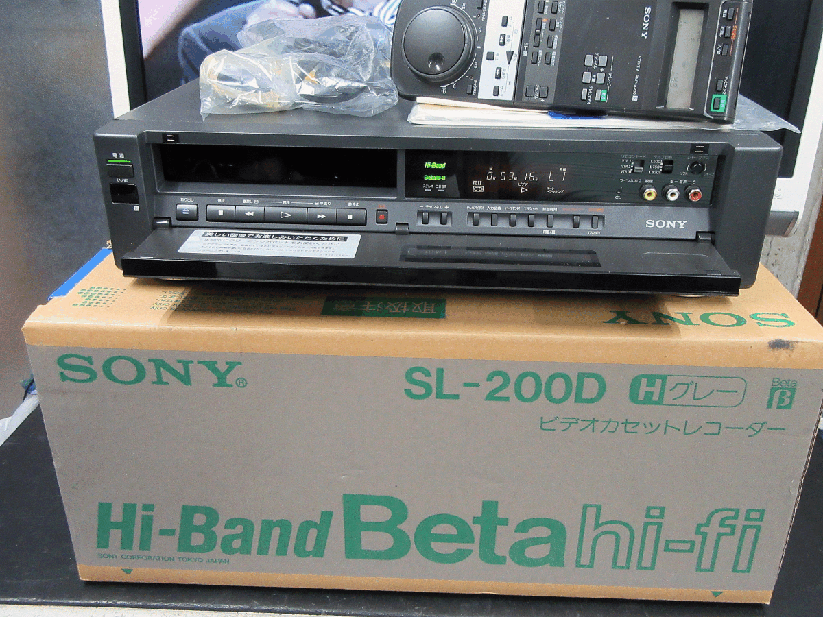 ★☆SONY 高畫質(zhì)βデッキほ整備媿整済保証付 SL-200D完動(dòng)極上美品 ｔ05102☆★
