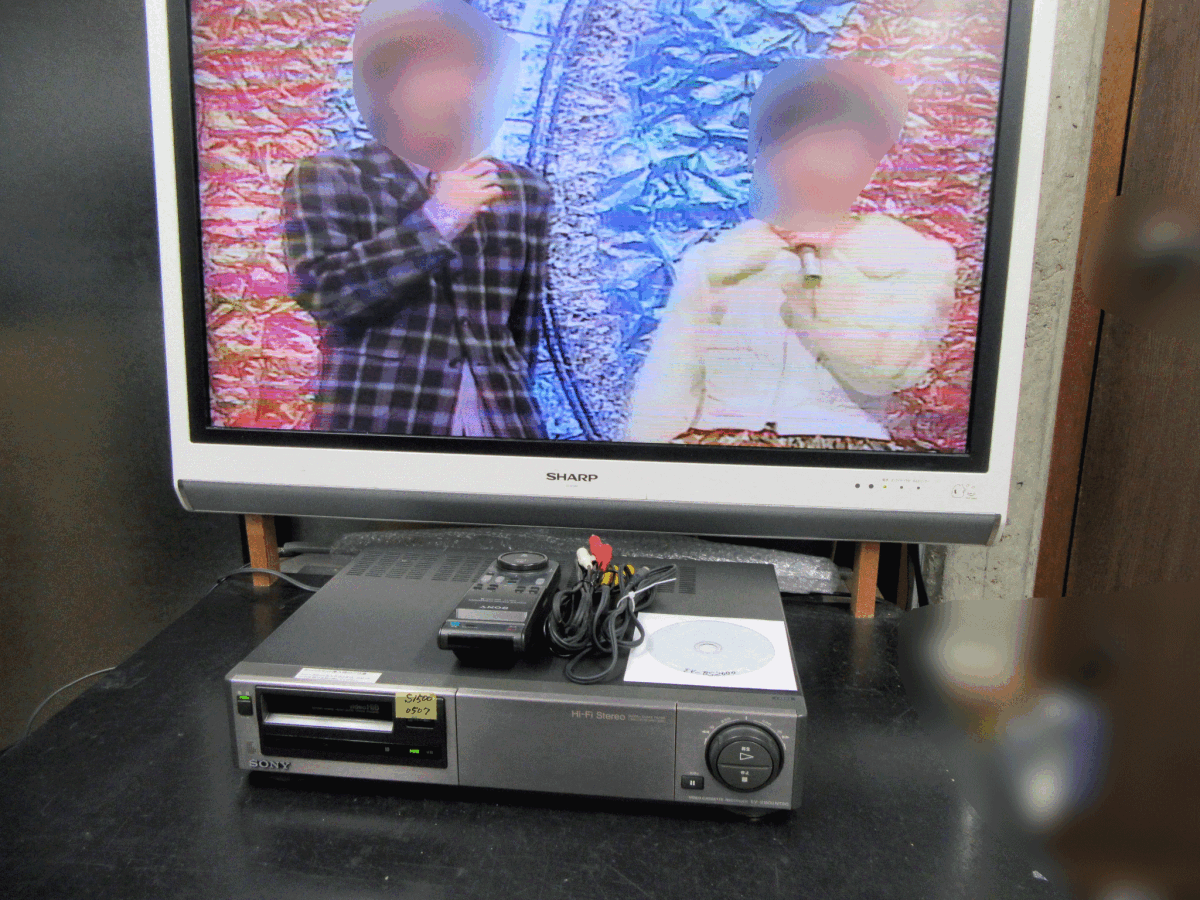 ◆◇SONY 高畫質Hi8ビデオデッキ?EV-S1500整備済保証付動作美品 h0507◇◆