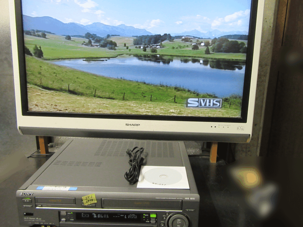 ◆◇SONY 高畫質(zhì)Hi8/S-VHS?整備済保証付WV-ST1動(dòng)作美品 i0513◇◆