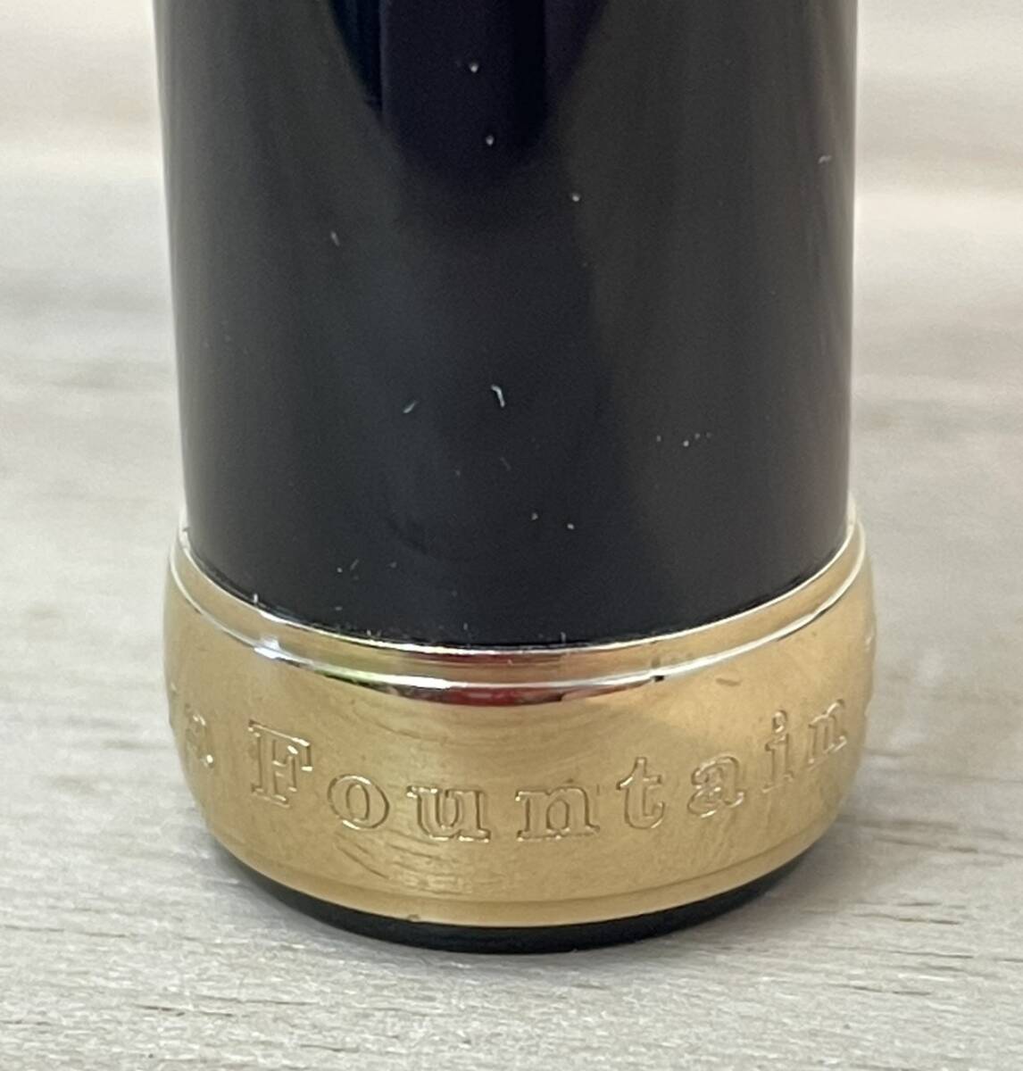 □希少品 メイドインジャパン！ 中屋萬年筆 NAKATA 中屋 萬年筆 ペン先 14K 極太 ブラック 記名あり おまけ多數(shù) Japan【F3816CK】