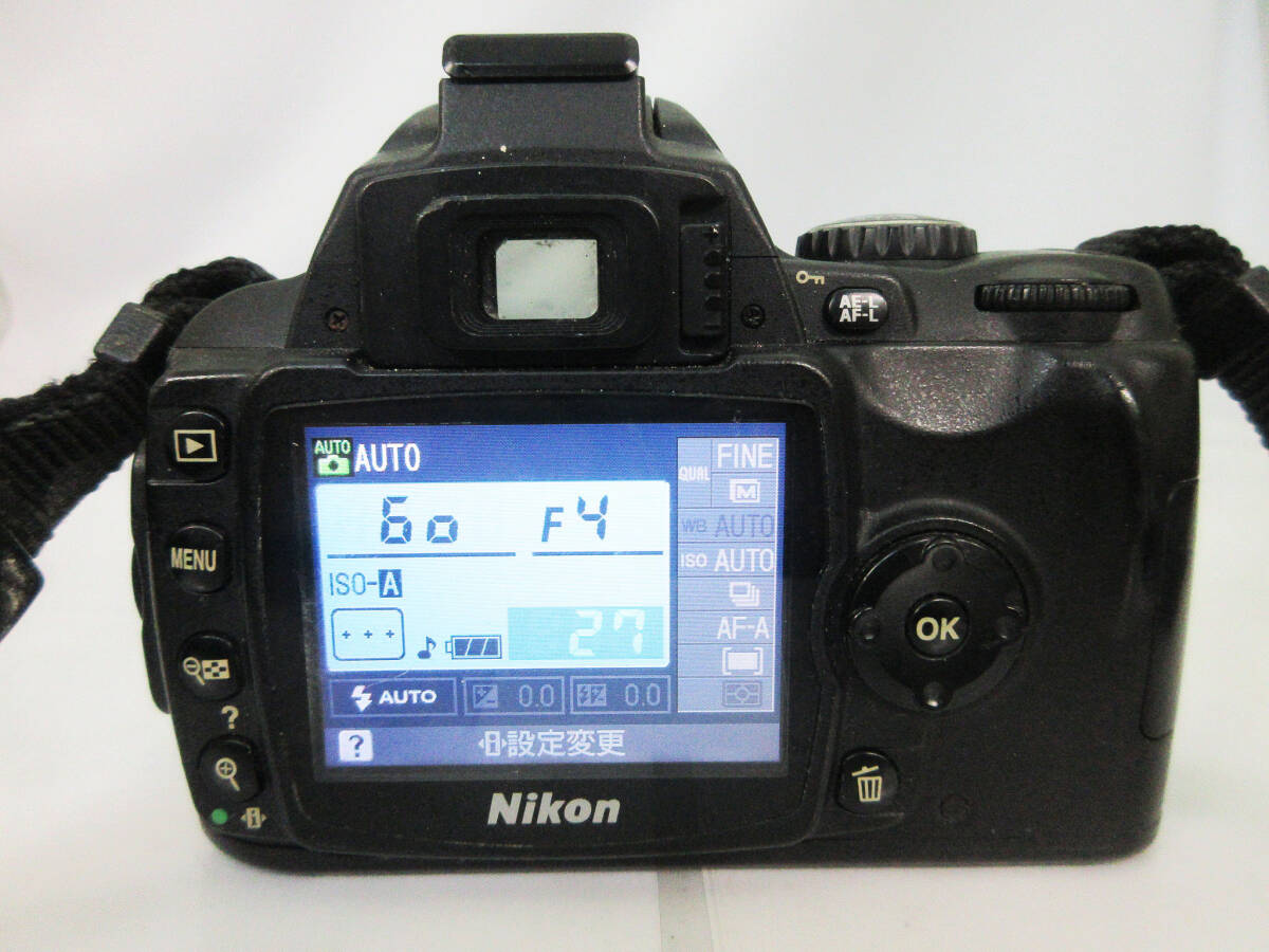 MA1720【デジタル一眼レフカメラ】Nikon D40★レンズ AF-S DX NIKKOR ED 18-55mm 1:3.5-5.6GⅡ★ニコン デジカメ★動作品