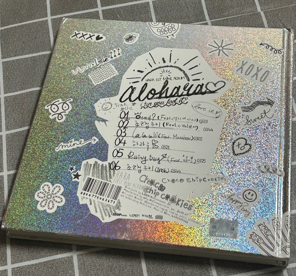 ◆Kara カラ クハラ 『ALOHARA』 直筆サイン入り非売CD◆韓國