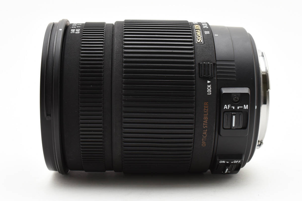 * прекрасный товар * рабочее состояние подтверждено *SIGMA 18-250mm 3.5-6.3 DC MACRO OS HSM Canon EF крепление линзы фильтр, передний и задний (до и после) колпак, линзы с капюшоном .