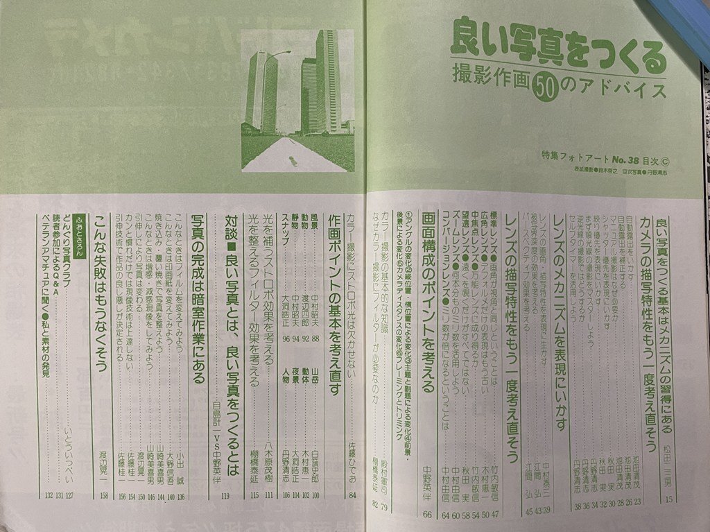 ｊΩ　特集フォトアート　NO.38　1975年6月號(hào)　良い寫真をつくる　撮影作畫50のアドバイス　研光社/N-E05