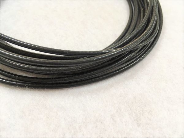 黒 テフロンケーブル 低損失 テフロン 同軸 ケーブル タイプ 5m MJ-MP MP MJ 即決 コード アンテナ ブラック アンテナケーブル_画像2