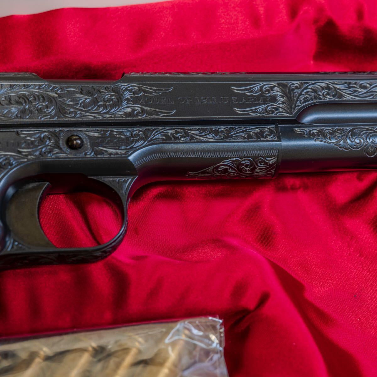 六研 エラン J.B.シャノン・カスタム エングレーブ M1911 ガバメント 六研 エラン J B シャノン・カスタム エングレーブ M1911