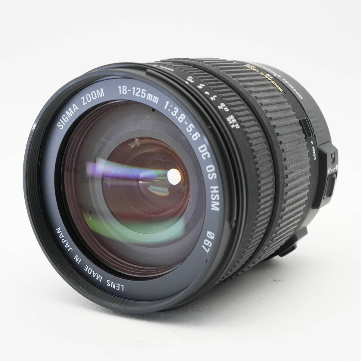 良品 SIGMA キヤノンEOS用 ZOOM 18-125mm F3.8-5.6 DC OS HSM シグマ Canon 高倍率ズームレンズ #AA4262