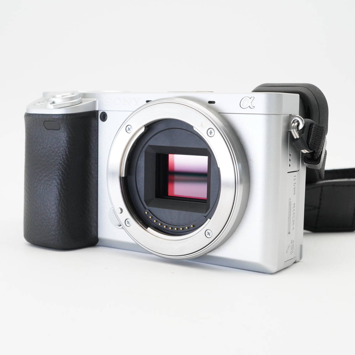  прекрасный товар SONY Sony α6400 shutter число 597 раз серебряный беззеркальный однообъективный #AA4885