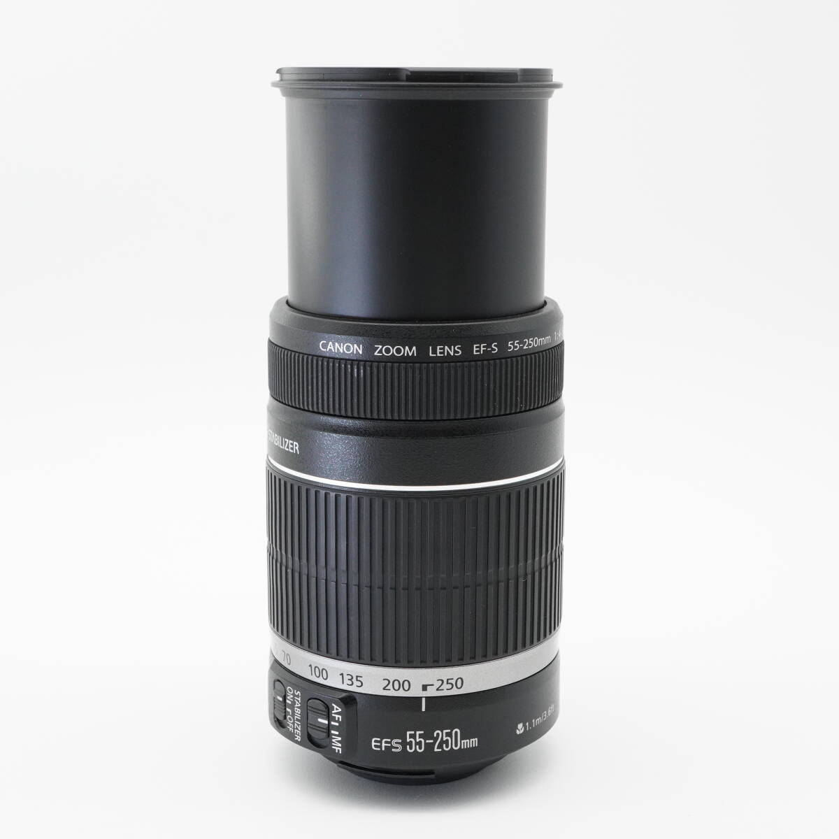 美品 CANON キヤノン EF-S 55-250mm F4-5.6 IS 望遠ズームレンズ #AA4483
