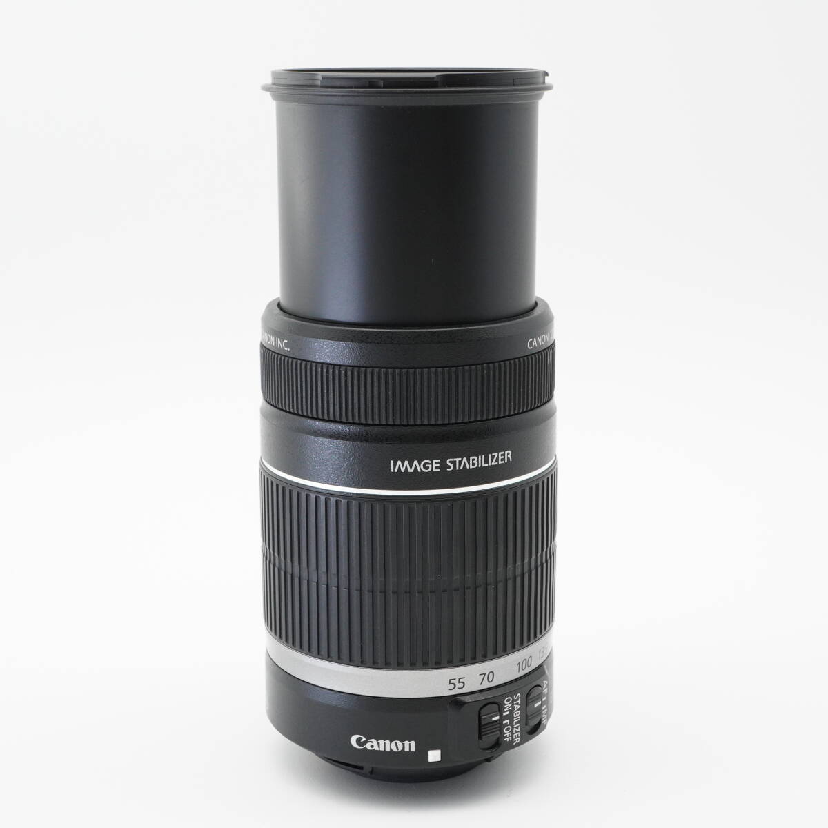美品 CANON キヤノン EF-S 55-250mm F4-5.6 IS 望遠ズームレンズ #AA4483