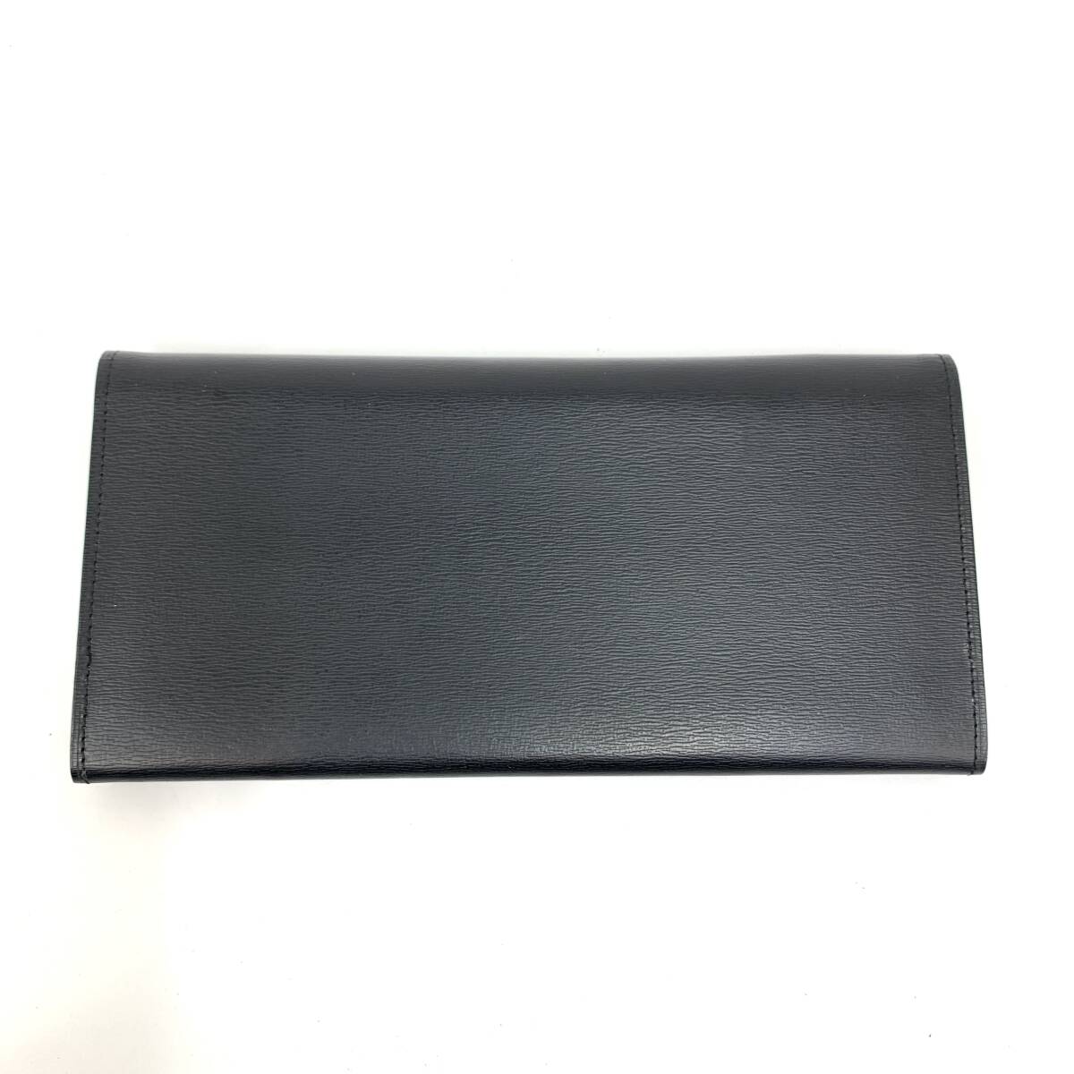 D0150 美品！ 格安！ BURBERRY バーバリー ノバチェック 二つ折り 長(zhǎng)財(cái)布 ロングウォレット レザー ブラック