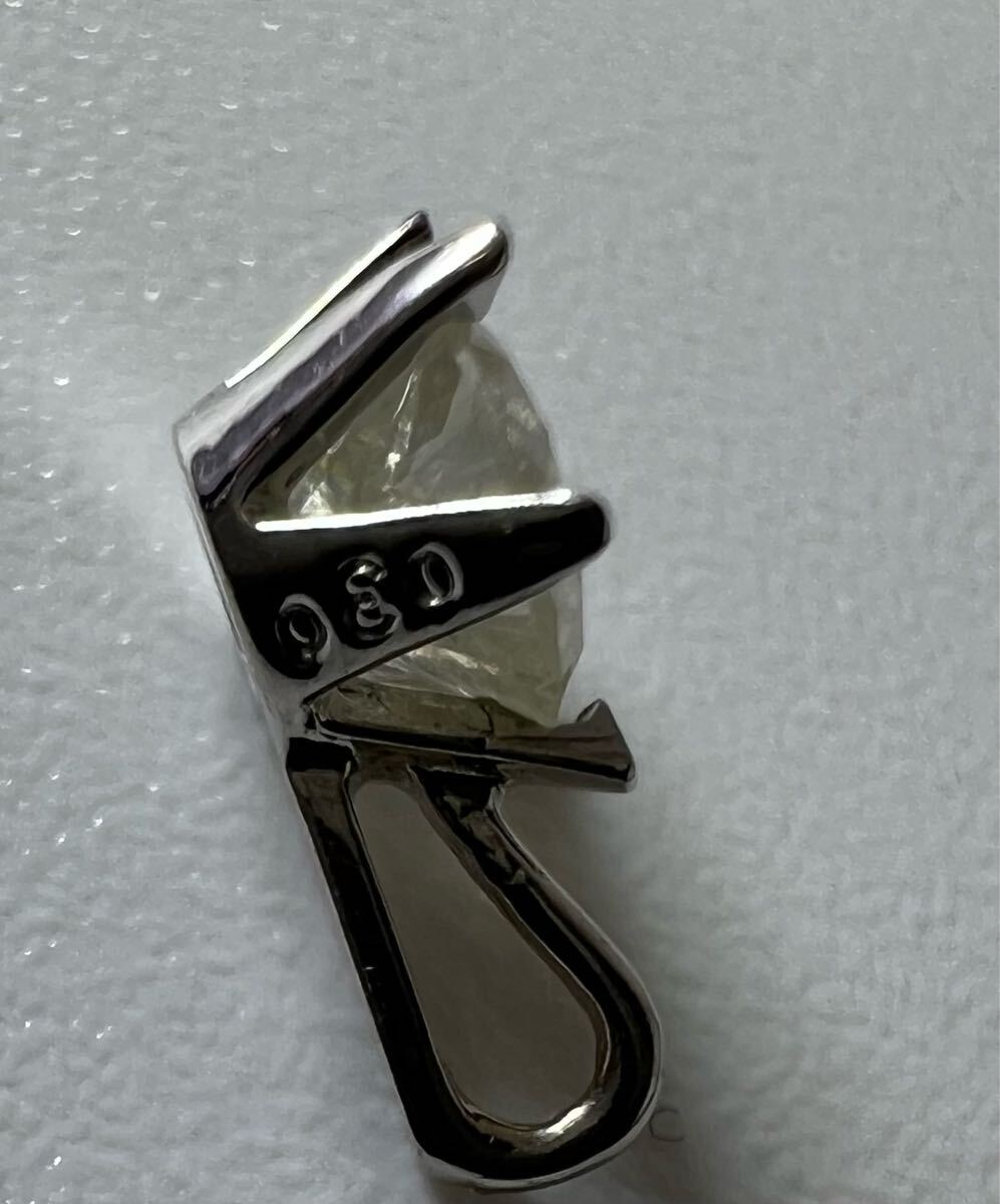 1円　K18WG ペンダントトップ　ダイヤモンド　0.3ct 0.26g EG0286