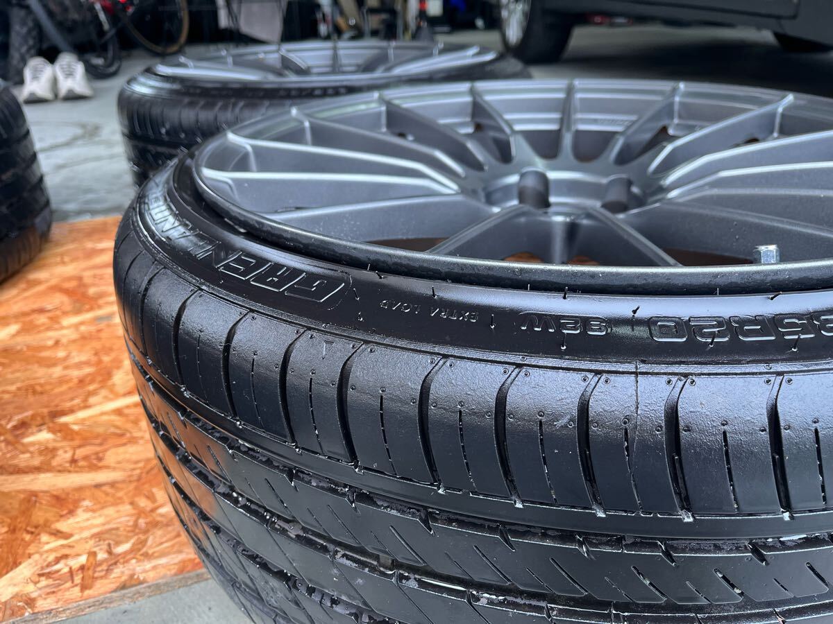 エンケイ RS05RR 20in 9.5J+27 PCD112 4本ENKEI タイヤ付き　235/35 20