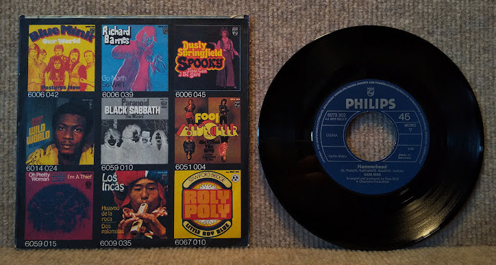 RARE BIRD-What You Want To Know/試聴/'71 独Philips ジャケット付き7インチシングル　盤洗浄済_画像3